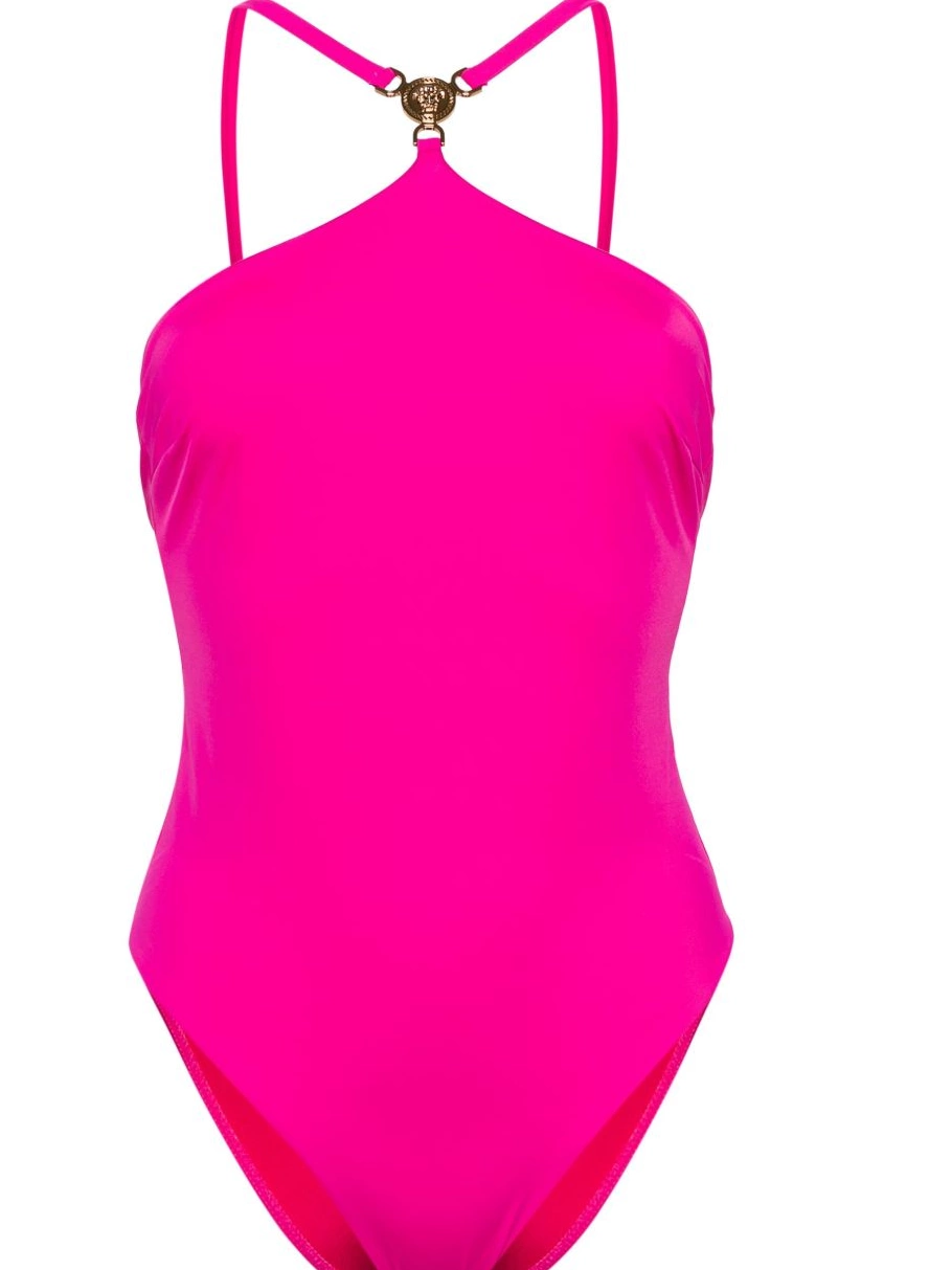 Cheap Versace swimsuit halterneck Medusa-plaque Women 0702
